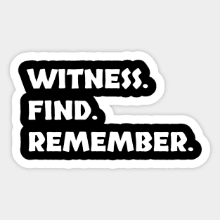 W.F.R. Shirt Sticker